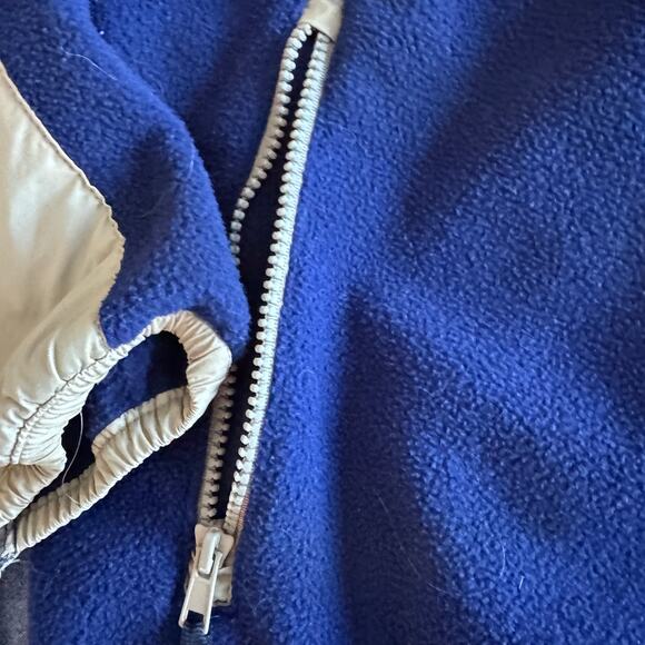 Vintage 1990s Collegiate Notre Dame Fighting Irish Gold Fleece Jacket Men's M - Picture 9 of 14